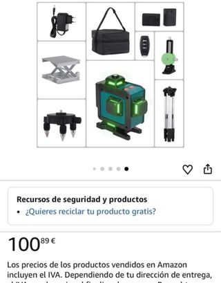 Nivel Láser Profesional 16 Líneas + Trípode