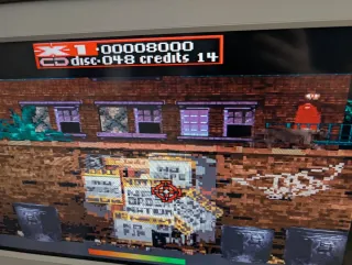 Revolution X Sega Saturn Juego Arcade