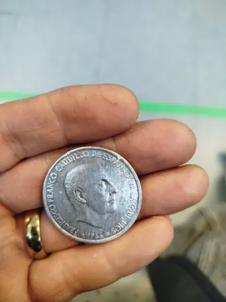 Moneda 100 Pesetas Franco 1966 Plata