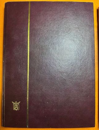 Lote 3 álbumes sellos antiguos