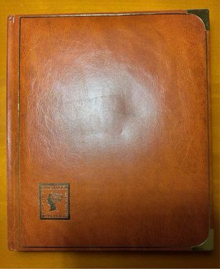 Lote 3 álbumes sellos antiguos