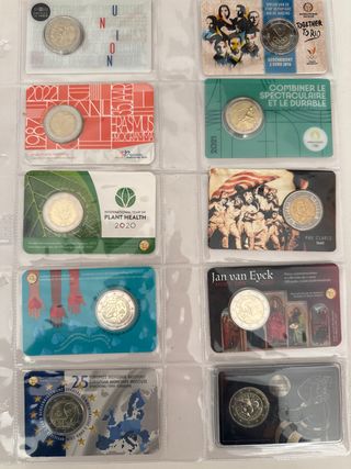 Colección monedas de 2 Euros Conmemorativos