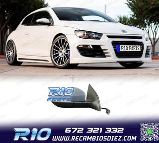 ESPEJO RETROVISOR DCH PARA VOLKSWAGEN SCIROCCO 08-14 6 PIN