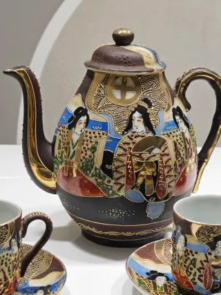 Juego de café chino porcelana