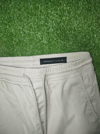 Pantalones cargo Lefties beige
