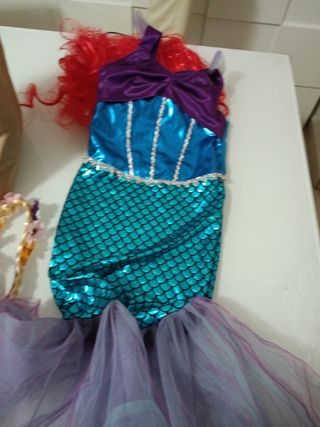 Vestito Ariel (veste 6/7 anni)ma c'è scritto 130