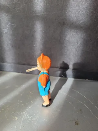 Antiguo muñeco Celuloide Pipo Fumador