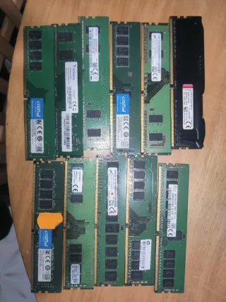 Lote RAM DDR4 escucho ofertas.
