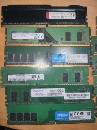 Lote RAM DDR4 escucho ofertas.