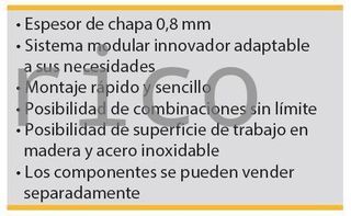 Conjunto Taller 7 Módulos S/Inox Alyco