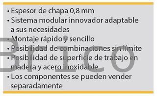 Conjunto Taller 7 Módulos S/Inox Alyco