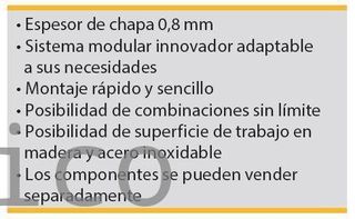 Conjunto Taller 7 Módulos S/Madera Alyco