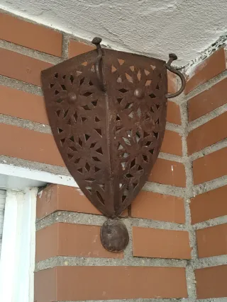 Lámpara de forja marroquí