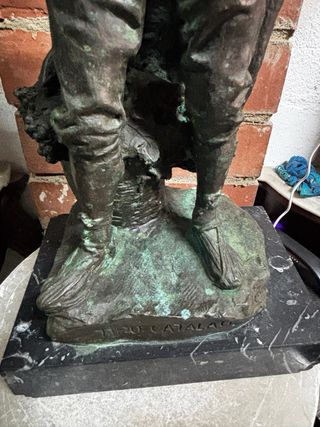 Escultura Bronce Joan Roig i Soler TIPO CATALAN