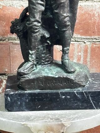 Escultura Bronce Joan Roig i Soler TIPO CATALAN