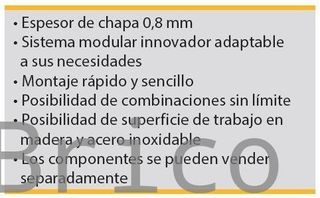 Conjunto Taller 5 Módulos S/Acero Inox Alyco 199008