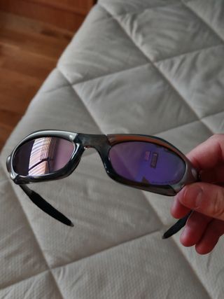 Gafas de sol Oakley Splice Morado/Plateado