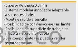 Conjunto Taller 8 Módulos S/Madera Alyco 192839