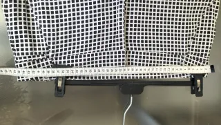 Pantalón mujer cuadros por debajo rodilla