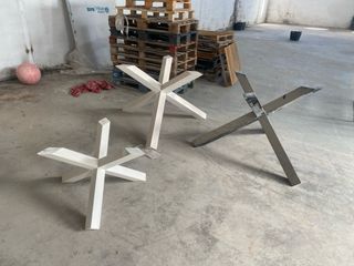 Lote Espejos y Mesas Negro/Transparente