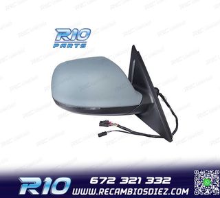 ESPEJO COMPLETO DERECHO AUDI Q5 08-19 LUZ SUELO