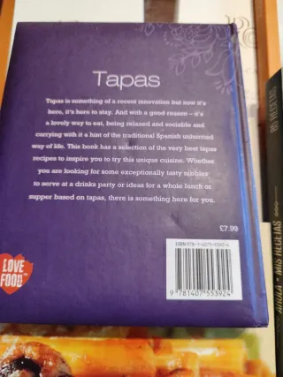 Lote 5 libros de gastronomía