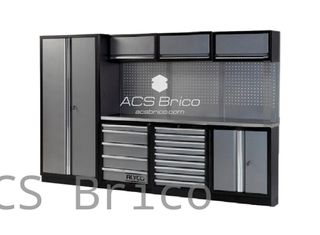 Conjunto Taller 4 Módulos S/Acero Inox Alyco 199012
