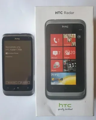 HTC RADAR WINDOWS PHONE – (caja + libre) VINTAGE