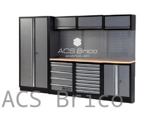 Conjunto Taller 4 Módulos S/Madera Inox Alyco 199011