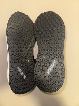 Sneakers Moschino Calza Nere Bianche