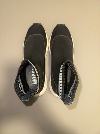 Sneakers Moschino Calza Nere Bianche