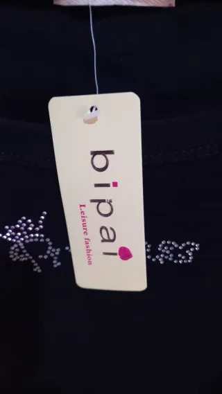 Camiseta tirantes BIPAI mujer negra