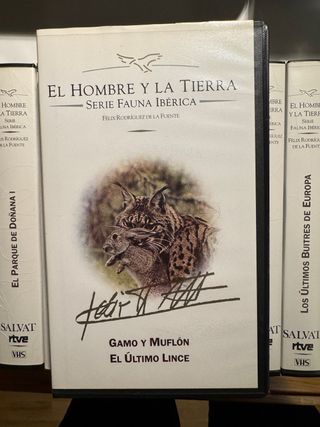 El Hombre y la Tierra 15 VHS Fauna Ibérica