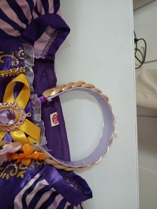Vestito Rapunzel Carnevale 5-6 anni