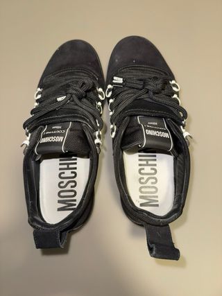 Sneakers Moschino Modello Basket Nere