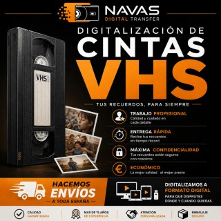 Conserva tus antiguas grabaciones vhs, vhs-c, bet