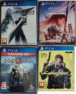PlayStation 5 Chasis C 2 Mandos,4 juegos, cooler
