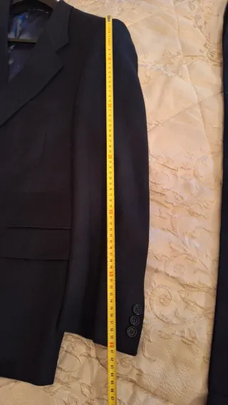 Completo lana Tasmania nero