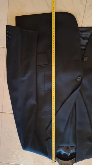 Completo lana Tasmania nero