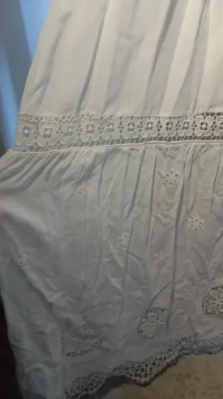 Vestido Ibicenco Blanco Talla Única