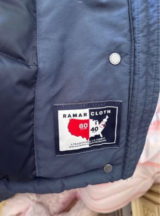 Piumino Woolrich donna blu con cappuccio