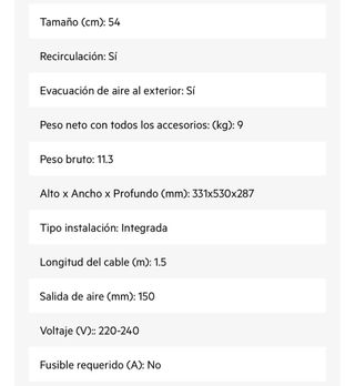 Grupo filtrante AEG sin estrenar