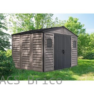 Caseta PVC Woodbridge Plus II 247x324x233 cm - Duramax