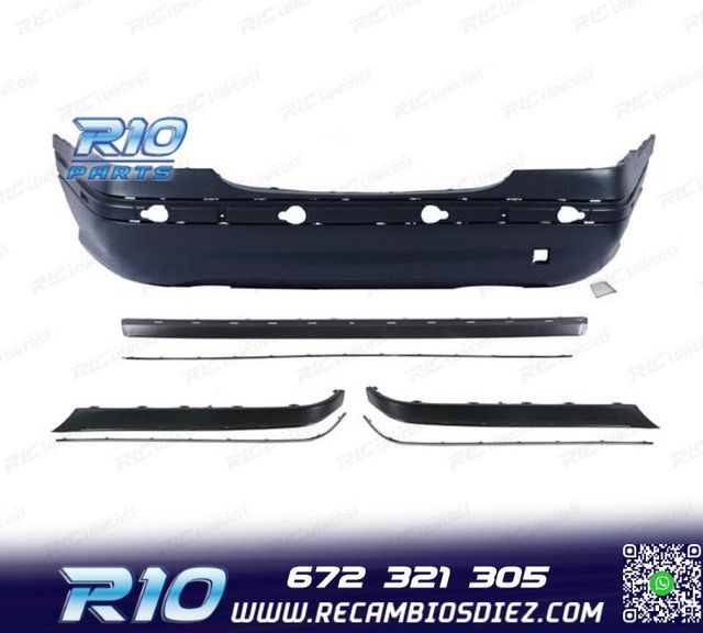 PARAGOLPES TRASERO MERCEDES CLASE C W203 SEDAN 01-07 LOOK