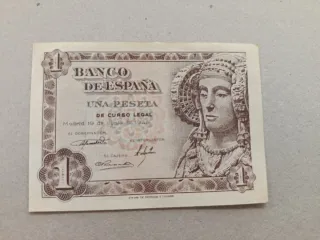 1 Peseta Banco de España 1948 serie Ñ