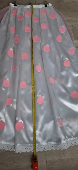 Falda blanca lunares rosas - Pastora Toy Story