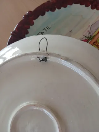 N.4 Piatti Ceramica  rappresentanti le 4 stagioni