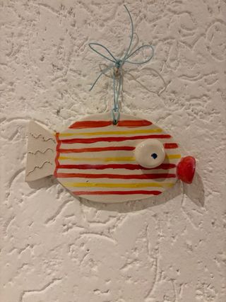 Pesce decorativo a righe