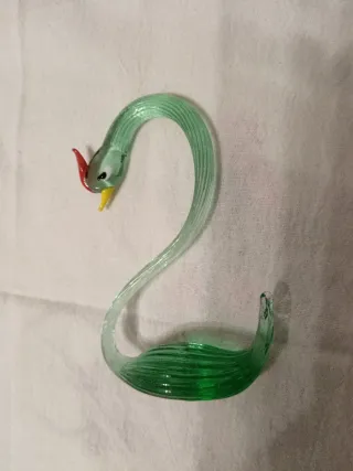 Cigno in vetro di Murano vintage
