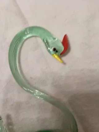 Cigno in vetro di Murano vintage